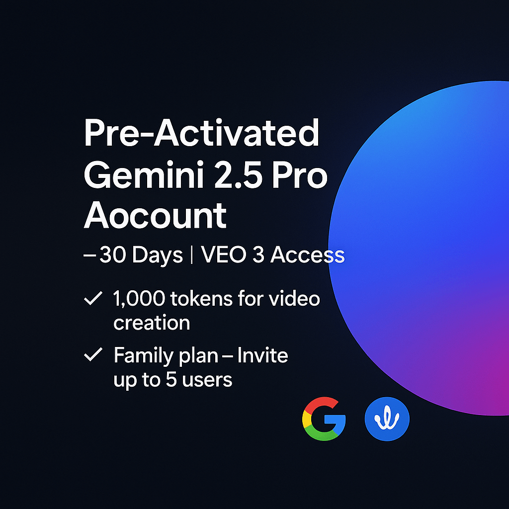 GEMINI 2.5 PRO | VEO3 | 2TB ARMAZENAMENTO | GOOGLE FLOW - 30 DIAS